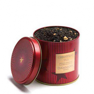 BOITE METAL CHRISTMAS TEA NOIR - DAMMANN