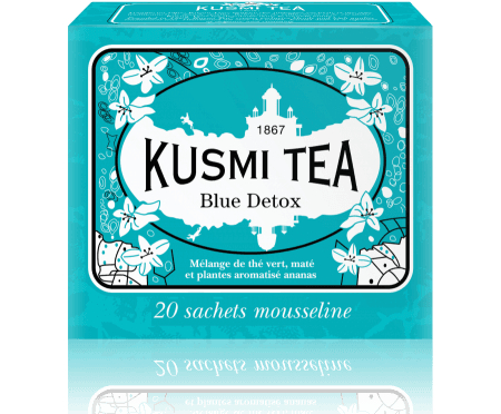 Thé Blue Detox bio Kusmi Tea 25 sachets - Achat pas cher